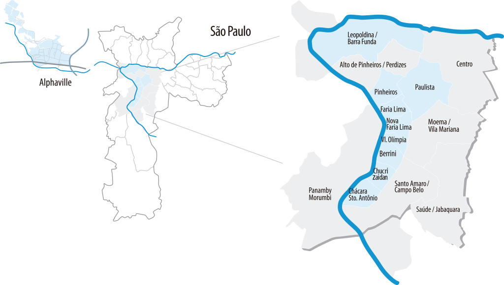 Mapa de São Paulo